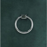 Dekel Green Fabric & Stainless Steel Side Chair