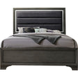 Acme Furniture Carine II Queen Panel Bed in Gray 26260Q - galleria furniture outlet