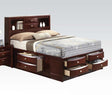 Acme Ireland Queen Storage Bed in Brown 21600Q - galleria furniture outlet