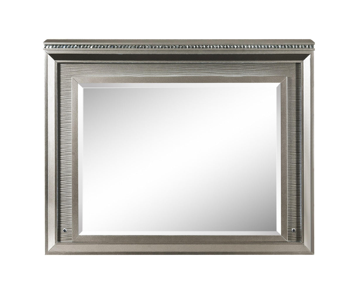 Sadie Dark Champagne Mirror (LED) - galleria furniture outlet