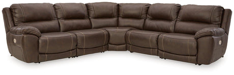 Dunleith Power Reclining Sectional - galleria furniture outlet