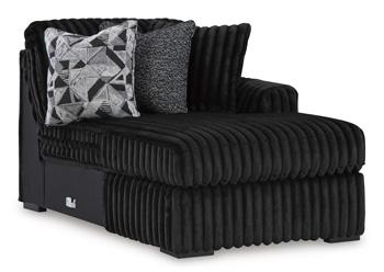 Midnight-Madness Sectional with Chaise - galleria furniture outlet