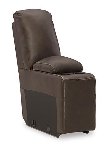 Dunleith Power Reclining Loveseat with Console - galleria furniture outlet