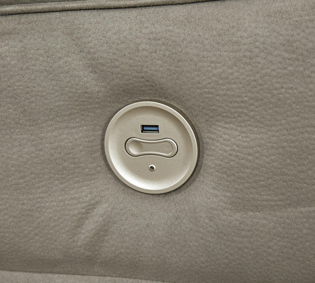 Next-Gen Gaucho Power Reclining Loveseat with Console - galleria furniture outlet