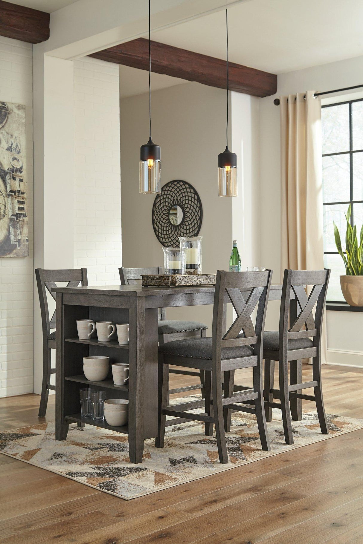 Caitbrook Counter Height Dining Package - galleria furniture outlet