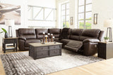 Dunleith Power Reclining Sectional - galleria furniture outlet