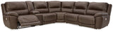 Dunleith Power Reclining Sectional - galleria furniture outlet