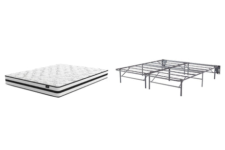8 Inch Chime Innerspring Mattress Set - galleria furniture outlet