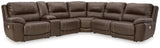 Dunleith Power Reclining Sectional - galleria furniture outlet