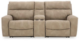 Next-Gen DuraPella Power Reclining Sectional Loveseat with Console