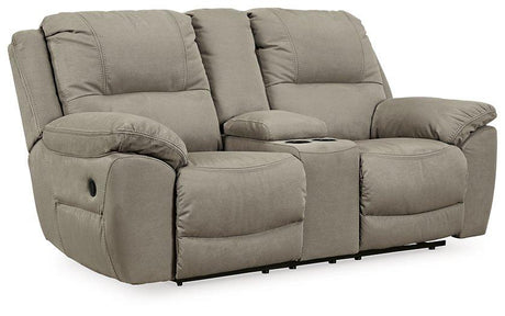 Next-Gen Gaucho Reclining Loveseat with Console - galleria furniture outlet