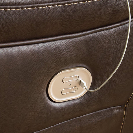 Dunleith Power Recliner - galleria furniture outlet