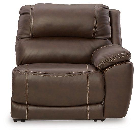 Dunleith Power Reclining Loveseat with Console - galleria furniture outlet
