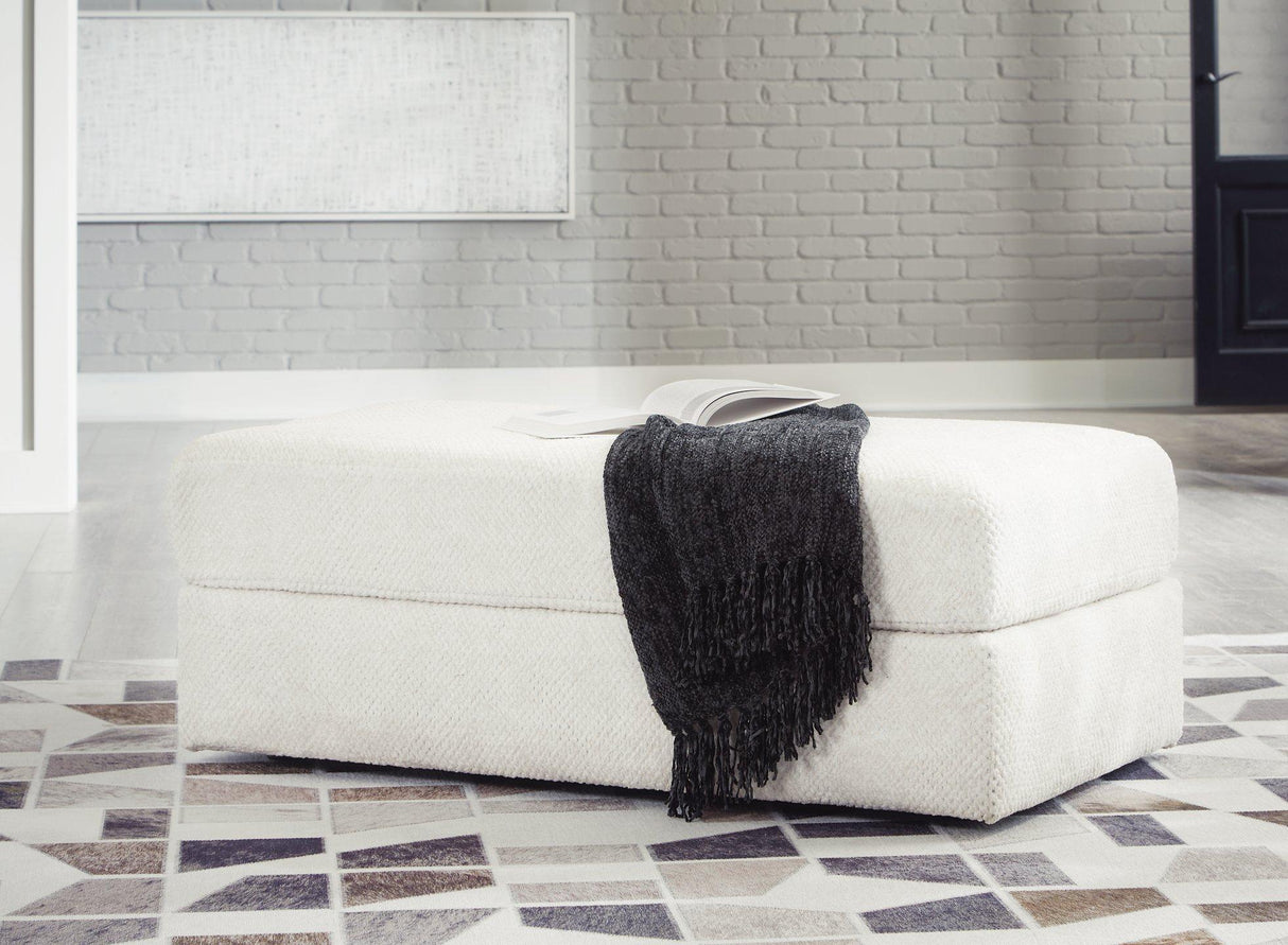 Karinne Oversized Accent Ottoman - galleria furniture outlet