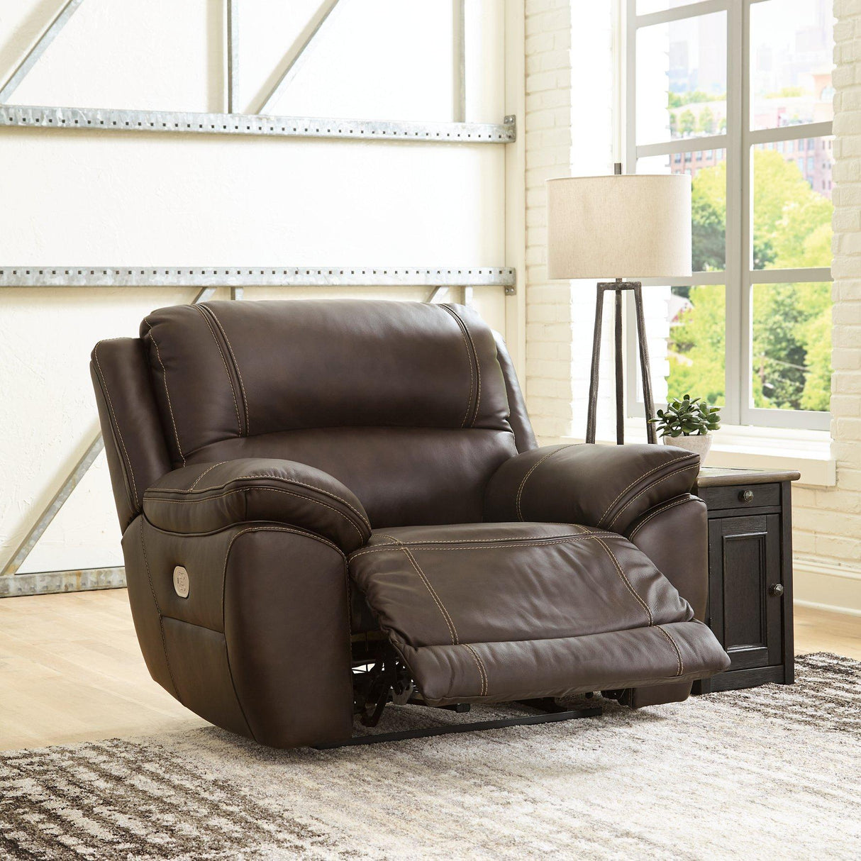 Dunleith Power Recliner - galleria furniture outlet