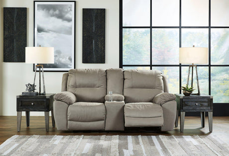 Next-Gen Gaucho Reclining Loveseat with Console - galleria furniture outlet