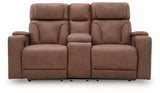 Clean-Slate Power Reclining Loveseat with Console