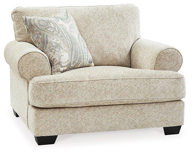 Monaghan Oversized Chair and Ottoman - galleria furniture outlet
