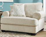 Monaghan Oversized Chair and Ottoman - galleria furniture outlet