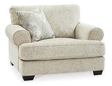 Monaghan Oversized Chair and Ottoman - galleria furniture outlet