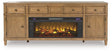 Sharlance 81" TV Stand with Electric Fireplace image