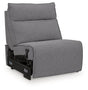 Modmax Reclining Sectional with Audio Console - galleria furniture outlet
