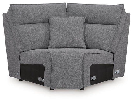 Modmax Reclining Sectional with Audio Console - galleria furniture outlet