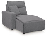 Modmax Power Reclining Sectional with Chaise - galleria furniture outlet
