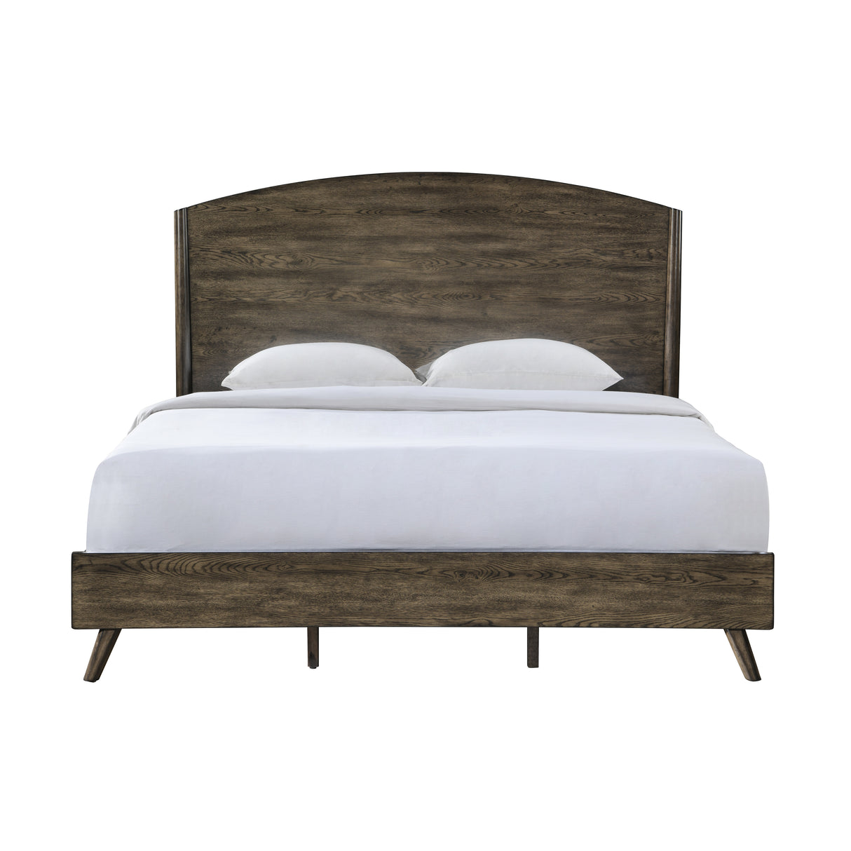 Rex 6/6-6/0 Ek/Wk Headboard, Footboard & Slats-Walnut