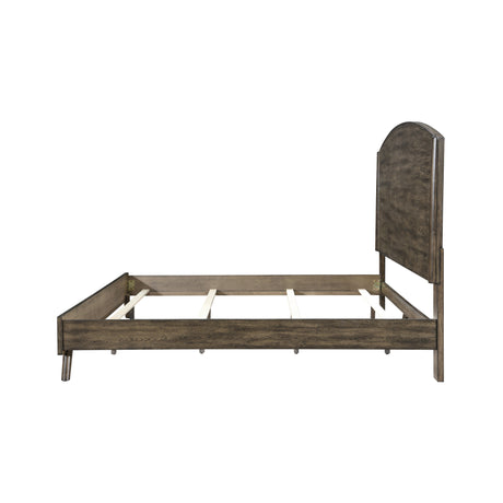 Rex 5/0 Q Headboard, Footboard & Slats-Walnut
