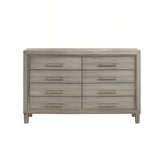 Lennox 8 Drawer Dresser-Gray