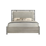 Lennox 6/6-6/0 Ek/Wk Headboard, Footboard & Slat Kit-Gray
