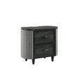 Skyline 2 Drawer Nightstand-Onyx