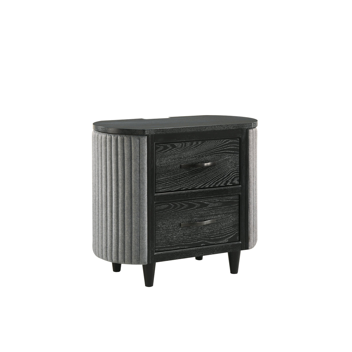 Skyline 2 Drawer Nightstand-Onyx