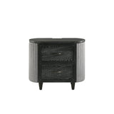 Skyline 2 Drawer Nightstand-Onyx