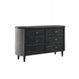 Skyline 6 Drawer Dresser-Onyx