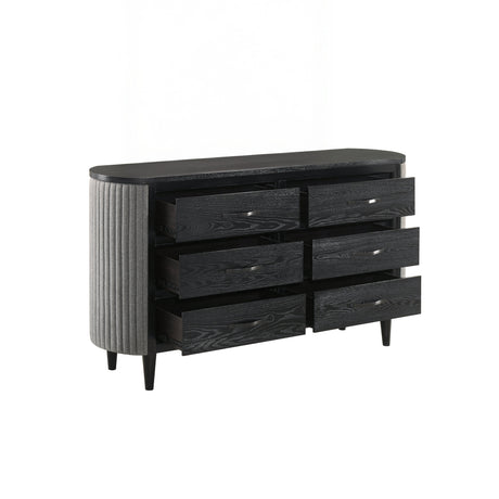 Skyline 6 Drawer Dresser-Onyx