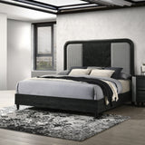 Skyline 6/6-6/0 Ek/Wk Headboard, Footboard & Slat Kit-Onyx