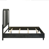 Skyline 6/6-6/0 Ek/Wk Headboard, Footboard & Slat Kit-Onyx