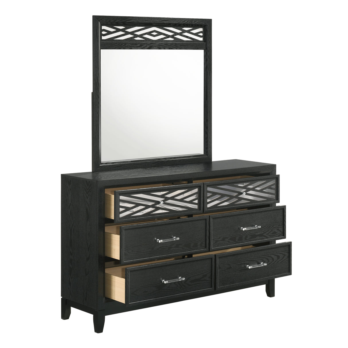 Obsidian Mirror-Black