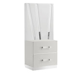 Europa Nightstand Panels, Set Of 2 - White