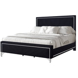 Ava 6/6 Ek Headboard, Footboard & Slat Kit-Ebony