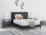 Cadmori Upholstered Bed with Roll Slats