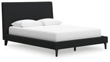 Cadmori Upholstered Bed with Roll Slats