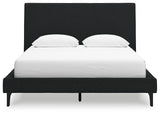 Cadmori Upholstered Bed with Roll Slats