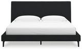 Cadmori Upholstered Bed with Roll Slats