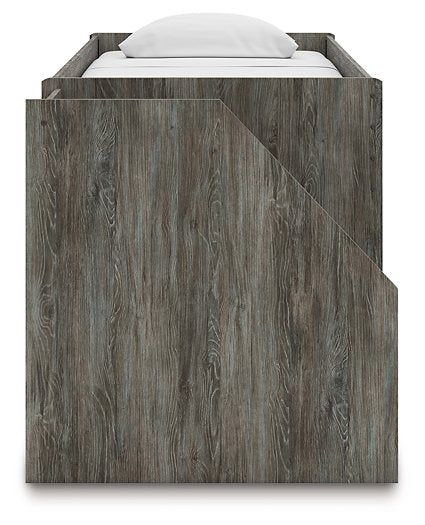 Frandern Loft Bed with Drawer Storage - galleria furniture outlet