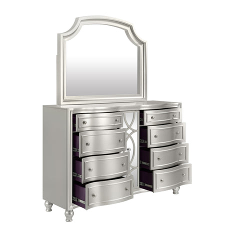 Reflections Dresser Mirror-Silver