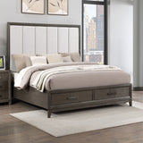 Landon 5/0 Q Headboard-Walnut