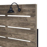 Misty Lodge 3/3 T Hb,Fb, & Slats-Greige